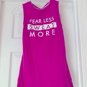 Reebok pink sleeveless top